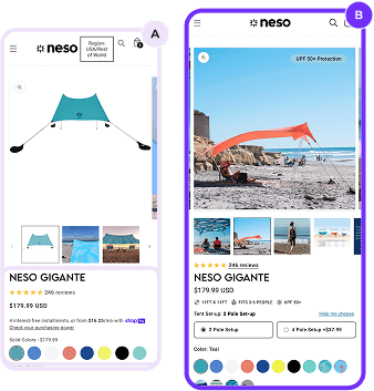 Neso Project Mobile View